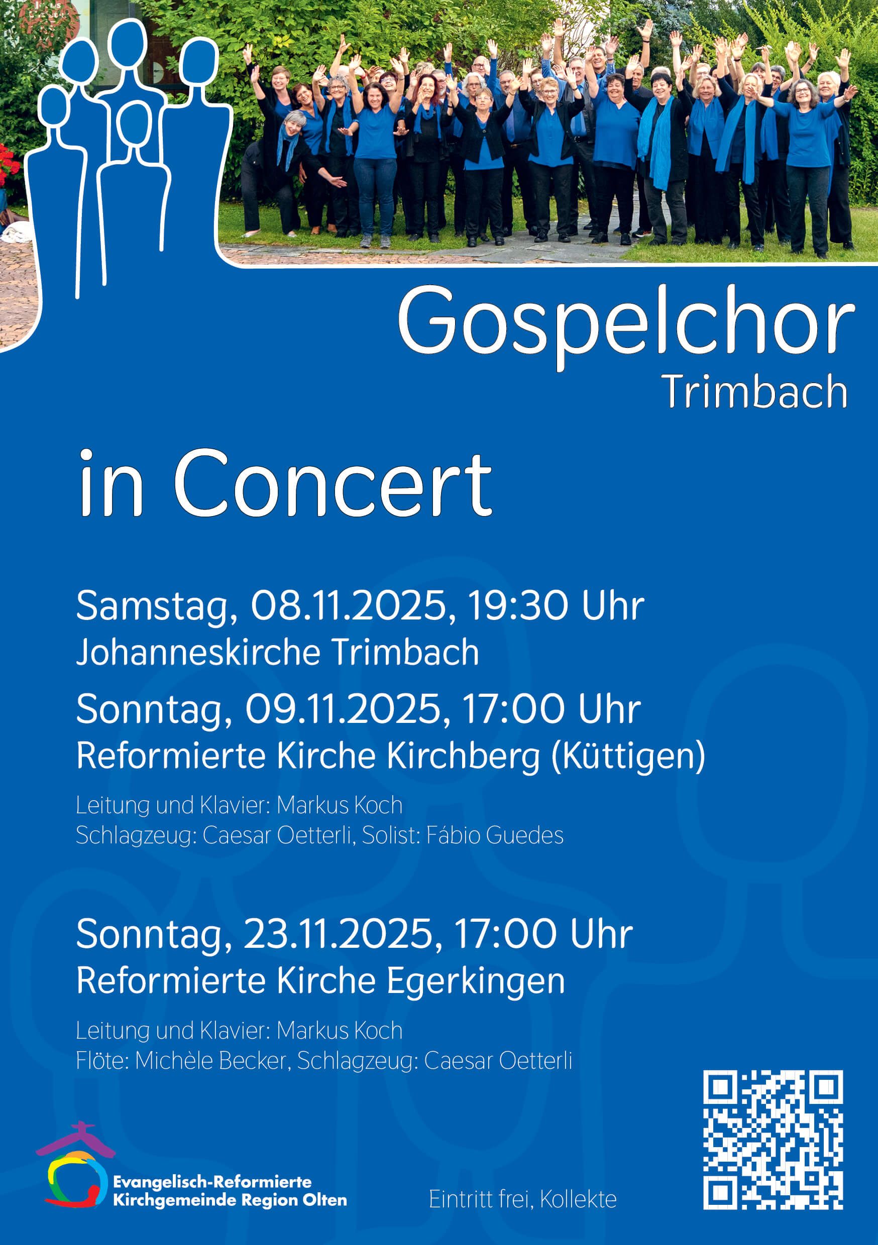 Der Flyer für unsere Jahreskonzerte 2025.